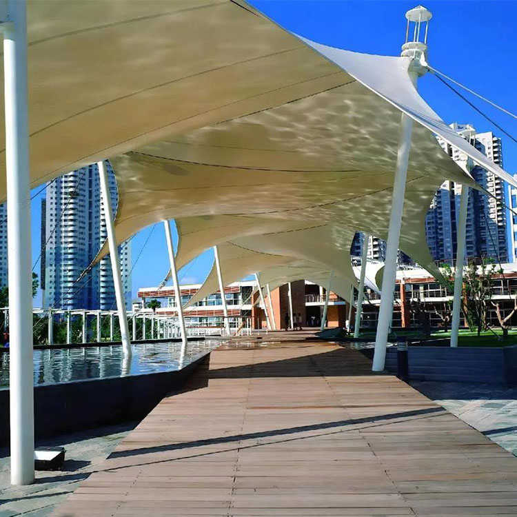 韩城市膜结构景观棚