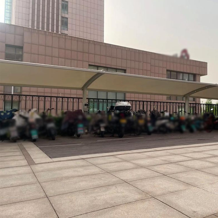 韩城市膜结构电动车棚